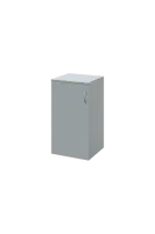 N 2 - 4D kancelářská skříň, 1-dveřová, levá, 750x400x400, šedá